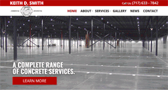 Desktop Screenshot of keithsmithconcrete.com