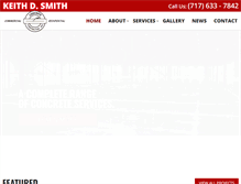 Tablet Screenshot of keithsmithconcrete.com